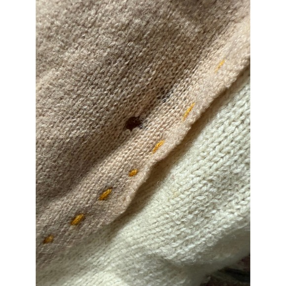 AS‎ IS Crispina FFrench Designs OS Handmade Patchwork Art-to-Wear Hoodie Sweater - Picture 9 of 16